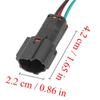 Tail Light Wiring Harness Socket, Tail Light Wiring Harness, Replaces 92480-D3010, 92480D3010 Compatible with Tucson 2016-2018, 4 Pins, 1 Pc