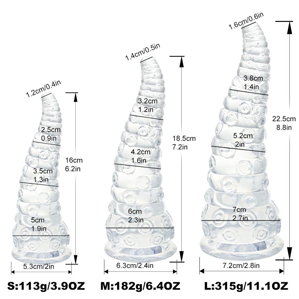 Realistischer Silikon-Tierdildo Vaginalstimulator Monster Analplug Riesige Tentakeldildos Erwachsene Sexspielzeug für Männer Frauen Großer Penis