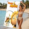 Beach Towel with Maya the bee Pattern - soft,absorbent,machine washable Lightweight&Modern,swimming,Travel Essentials