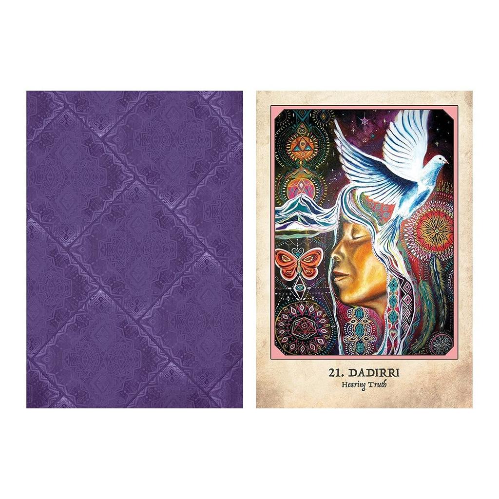 Kancharo Oracle Cards 44 Pieces Tarot Fortune Telling Warriors Japanese Oracle Cards Basic Instructions Pouch Included [Earth Oracle] & (Genuine