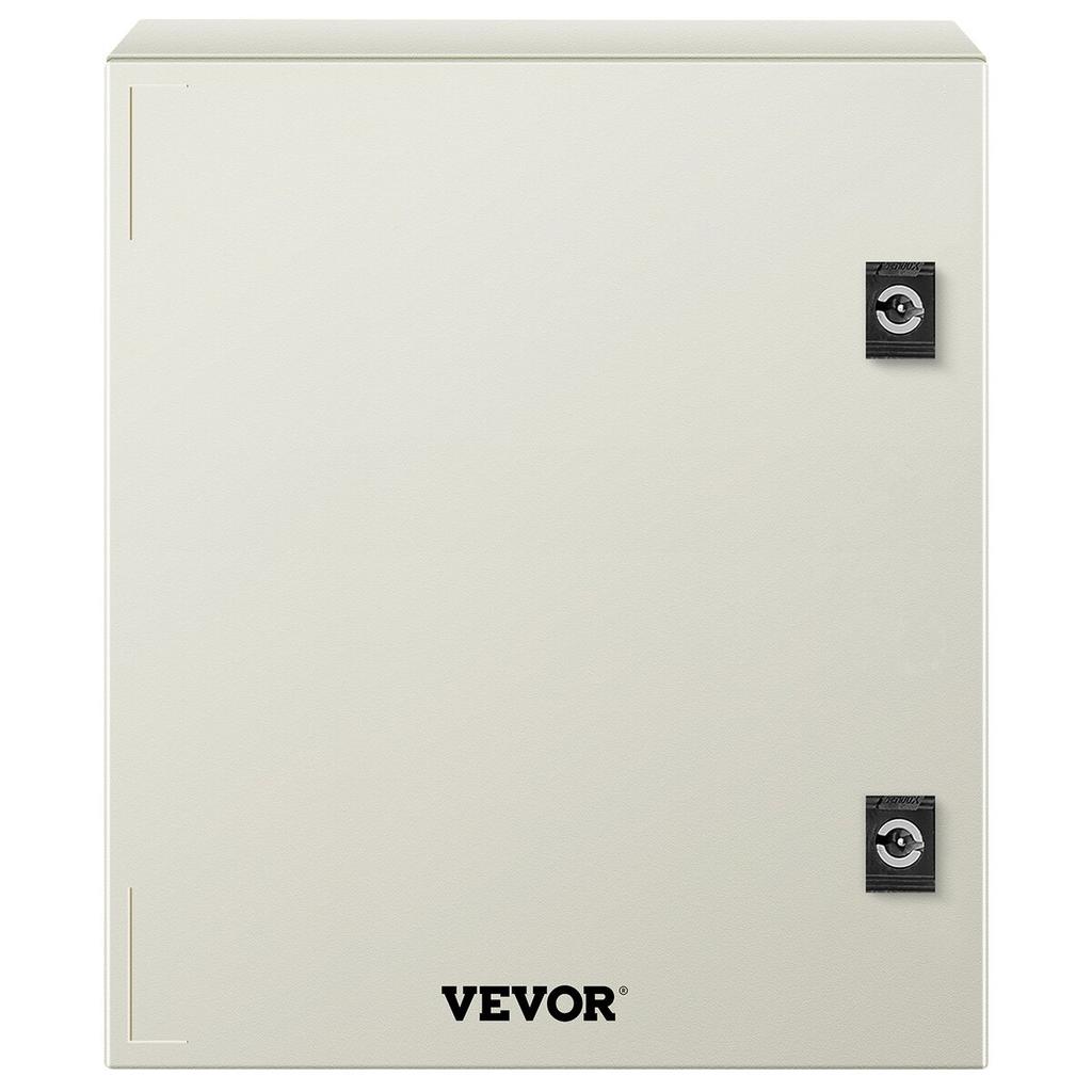 NEMA Fiberglass Enclosure, 16 x 12 x 8 in NEMA 4X Fiberglass Electrical Box, IP66 Waterproof & Dustproof, Outdoor/Indoor Electrical Junction Box, with