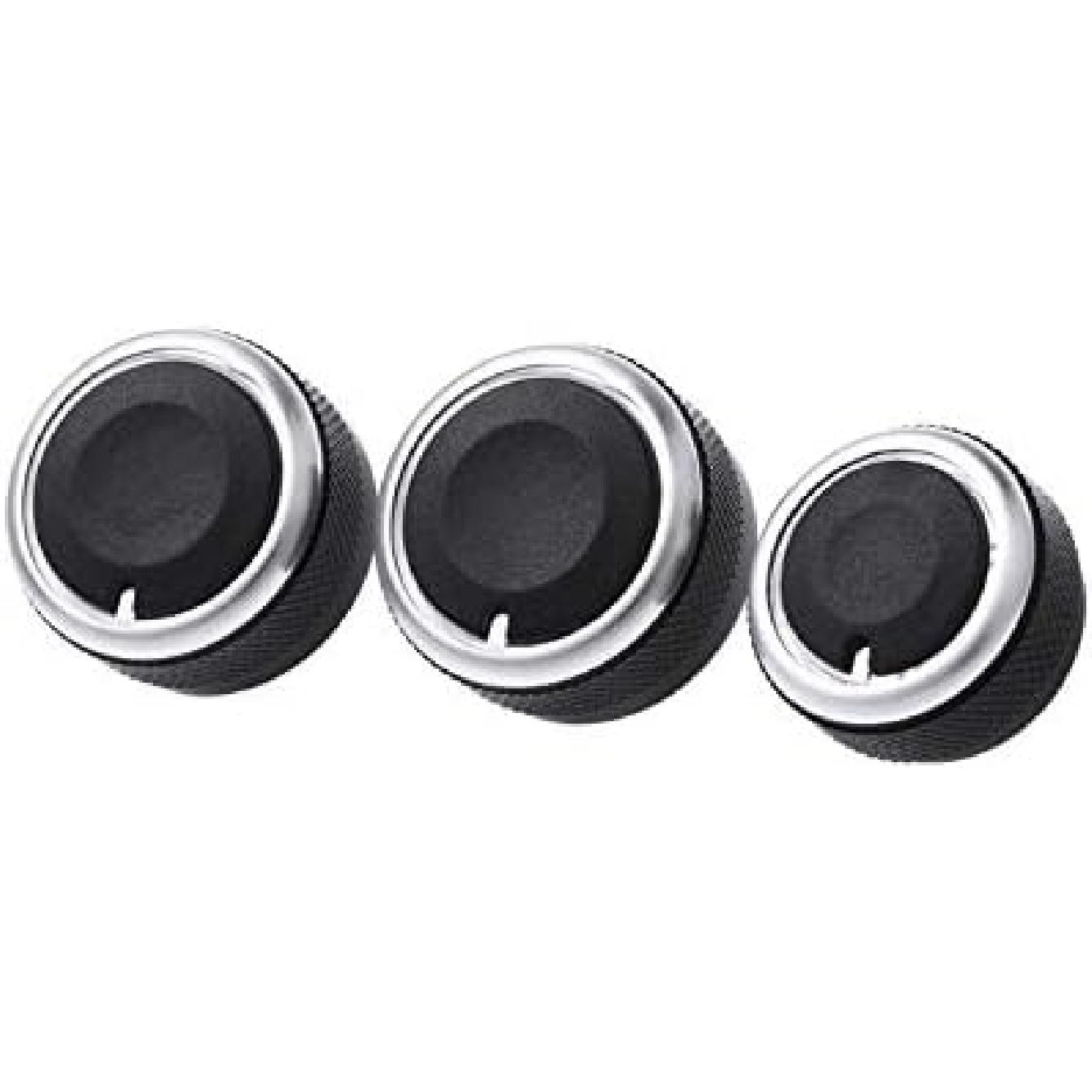 

3 Pcs A/C Car Styling Air Condition Panel Control Switch Knob/Fit for VW/Fit for Passat/Fit for Jetta/Fit for Bora/Fit for Golf Mk5 чёрный