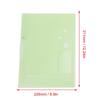 3PCS Large Capacity Transparent Thick File Storage Clip Test Paper Collection Document Storage File Organization Student Office Supplies