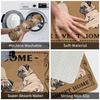 Funny Charming Pug Dog Welcome Floor Door Kitchen Bathroom Mat Anti-Slip Indoor  Doormat Garden Entrance Carpet Rug