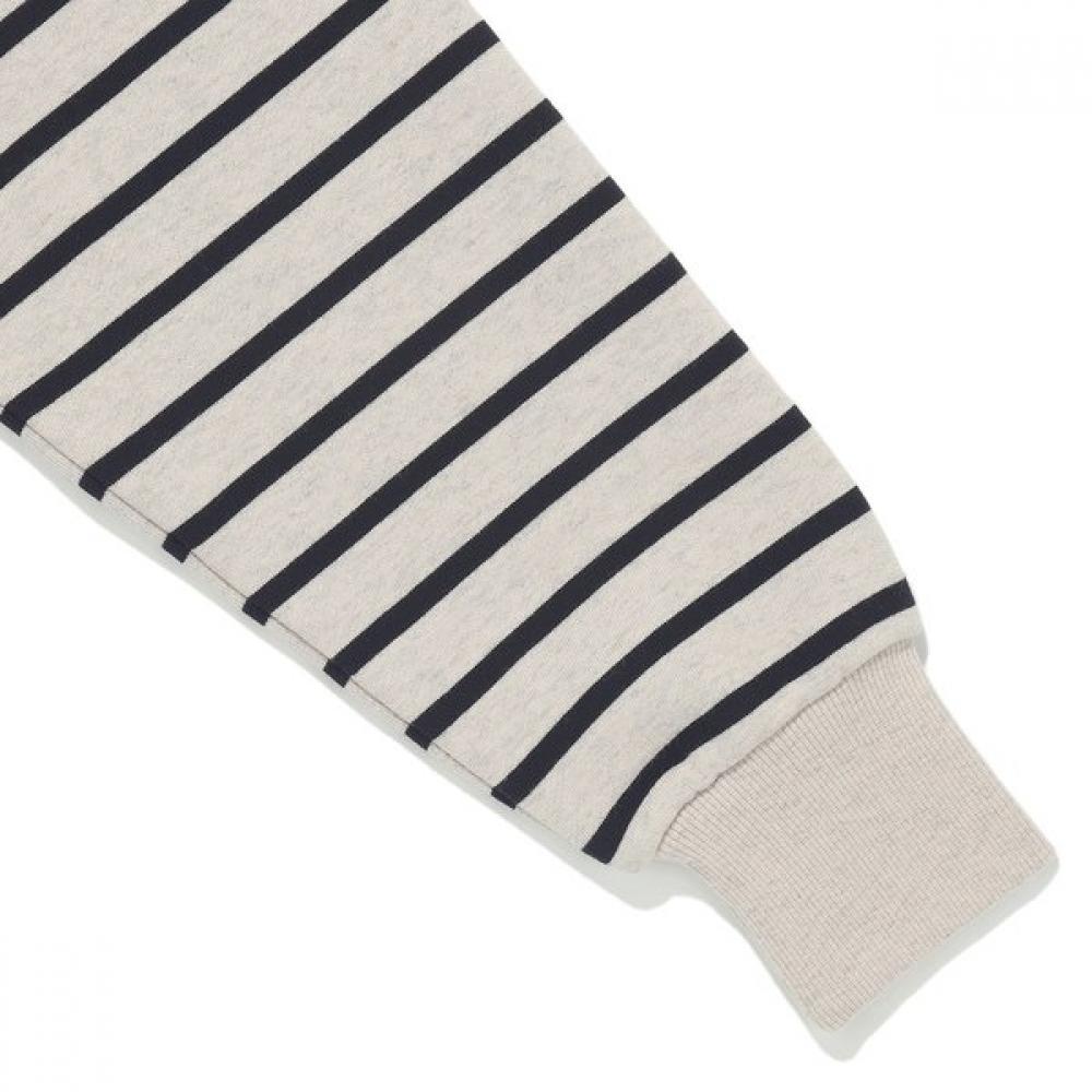 Bluetail Navy ConTrasT STripe Collar T shirT azi4Ts05nv