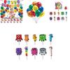 Delightful Numberblocks Theme Balloon Pull Flag Set For Festive Birthday Celebrations