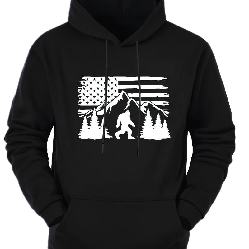 

Капюшон на флисовой подкладке, мужская толстовка с капюшоном, идеально подходит для зимних походов XXL чёрный