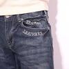 Jeans Vanson con Ricamo Ala Distressed Denim Taglia 38 SP-B-10,