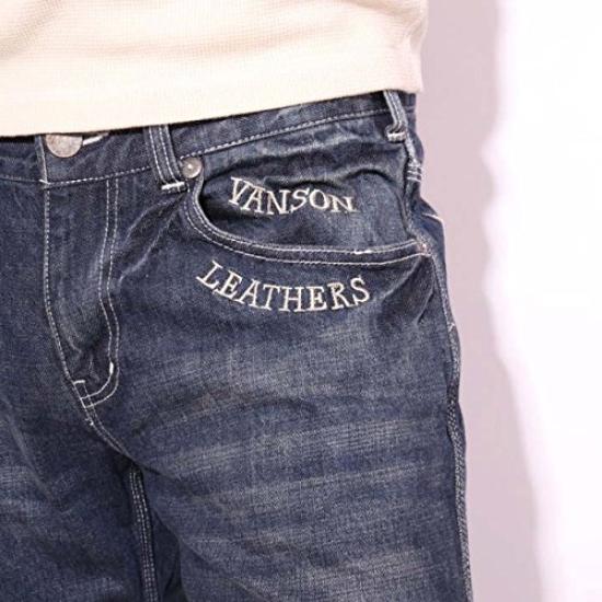 Jeans Vanson con Ricamo Ala Distressed Denim Taglia 38 SP-B-10,