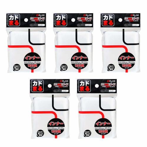 

Rounded Corner Sleeves for Inner Use, Size 64 x 89mm, 100 Sheets (5 Packs)