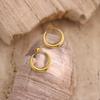 Geometric Irregular Hammered Stainless Steel Oil Press Stud Earrings, Cold Style Jewelry Ornaments