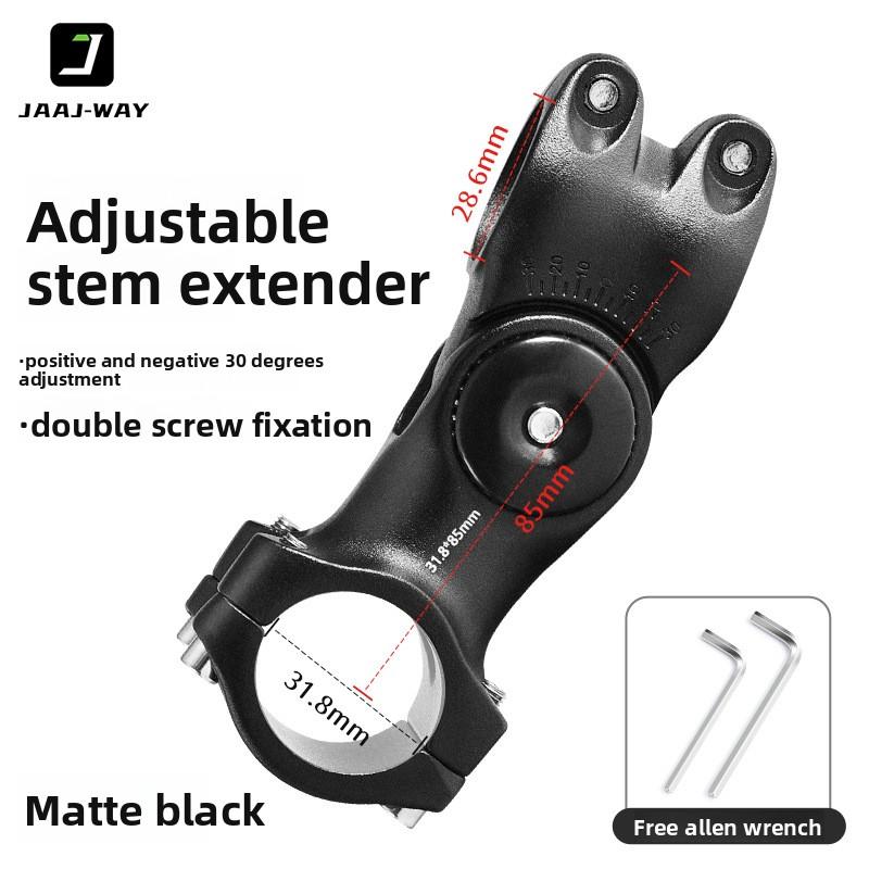Verstellbarer Fahrrad-Erhöhungsgriff Vertikaler Aluminiumlegierungs-Vorbau Erhöhungs-Booster Variable Geschwindigkeits-Modifikationszubehör