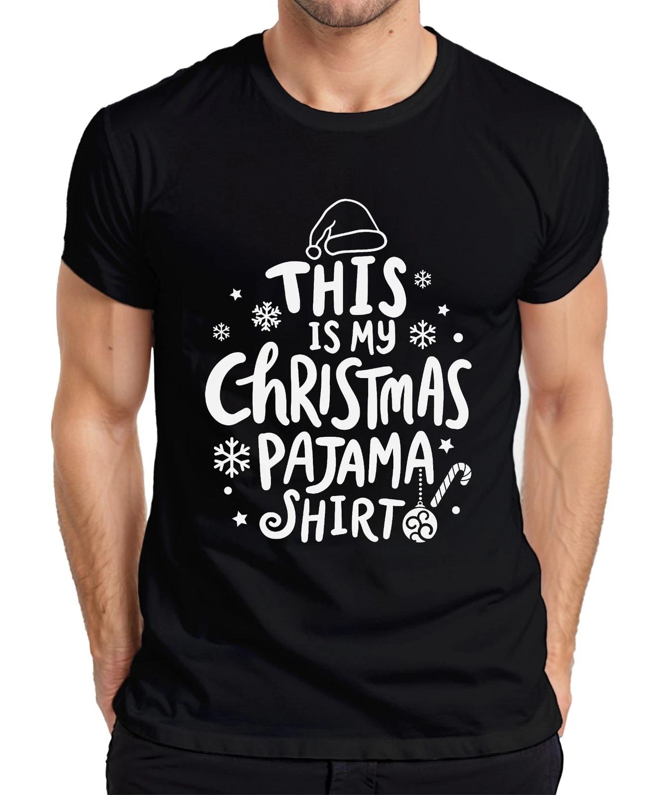This is my Christmas Pajama Shirt Weiß Motiv - Weihnachten Xmas Christmas Herren S