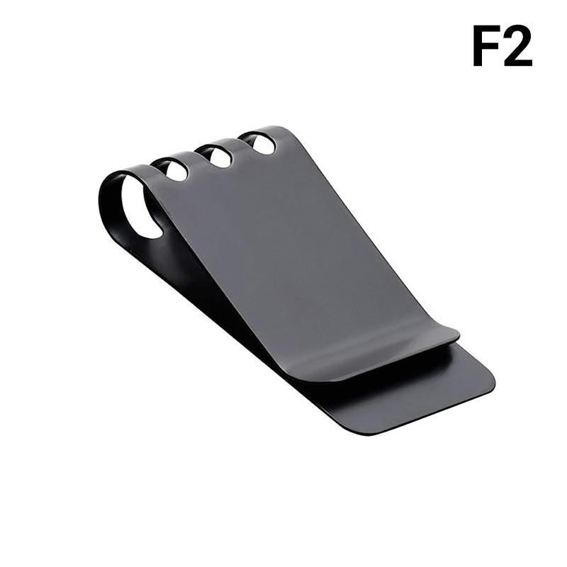 Fashion Stainless Steel Money Clip - Compact Cash And Credit Card Holder Metal Clip Wallet Id Card Clip
