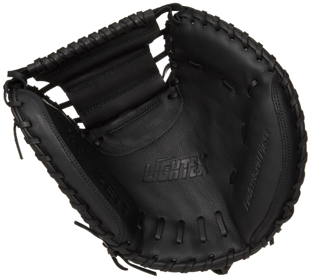 ZETT Litex Catch Black BSCB56912L Baseball/Softball Mitt, Right-Handed Throw, (1900),