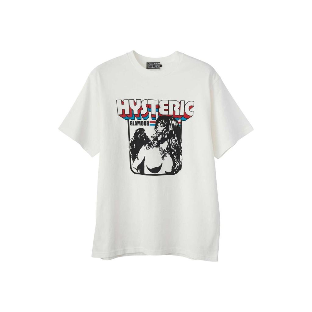 Hot Sale HYSTERIC American Retro 90's Fashion Graphic Print T-shirt Men Women High-street Harajuku Fashion Summer New Tee Loose Casual Oversized Top