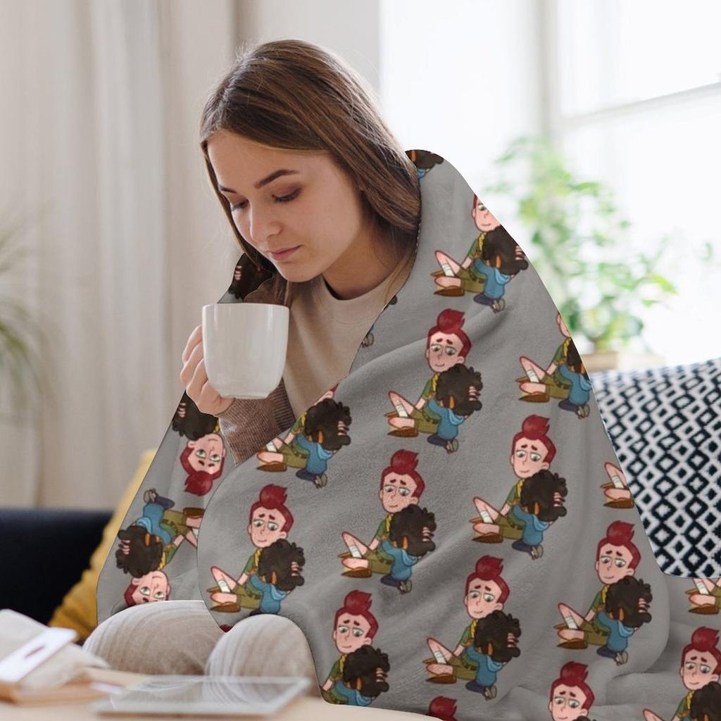 Camp Camp- hug Throw Blanket Warm Accent Blanket for Living Room Decoration