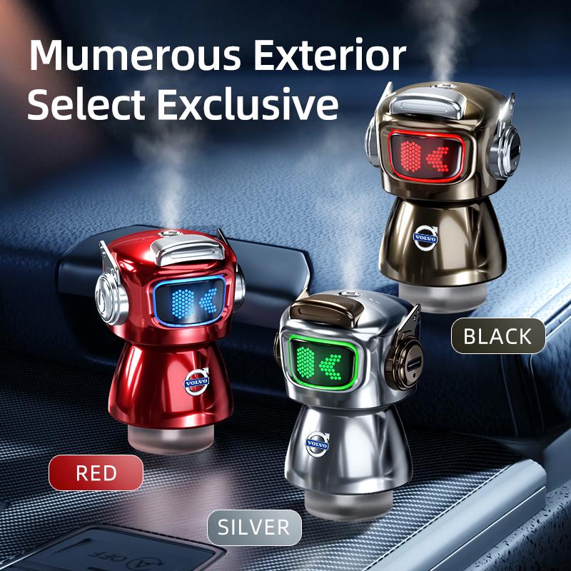 For Volvo Car Air Outlet Robot Perfume Ornament Fragrance Water Diffuser For Volvo Xc60 Xc90 V40 V60 S60 V50 V90 S80 C40 XC40 V7 RU8