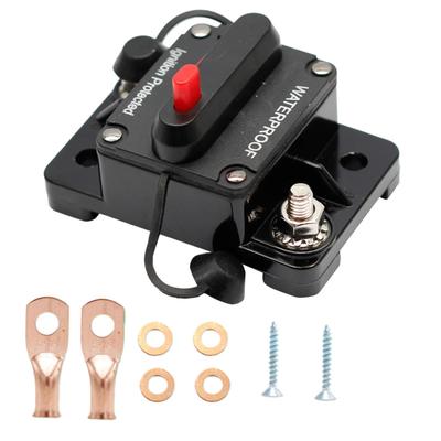 Waterproof Fuse Holder, Audio Circuit Breaker | 60 Amp Car Circuit Breaker with Manual