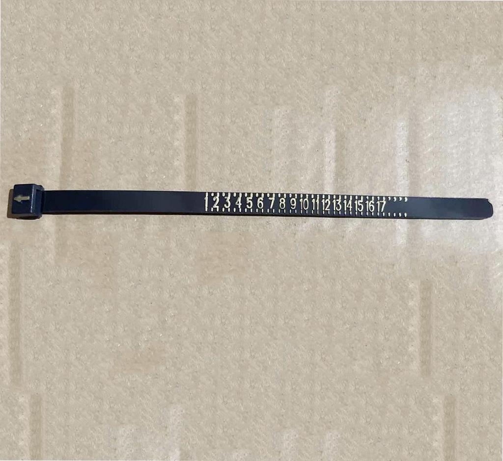 Ring Sizer: Soft Finger Measuring Ruler with Magnifying Glass and US Size Scale