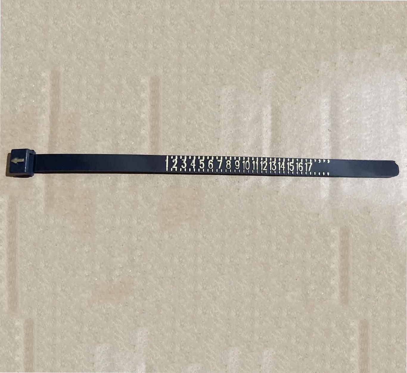 Кольцо Sizer: Мягкая линейка для измерения пальцев с лупой и шкалой американского размера