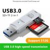 2 In 1 USB 3.0 Card Reader Micro Sd Card Reader Usb Adapter High Speed Cardreader TF Memory Card For PC Laptop Accessories