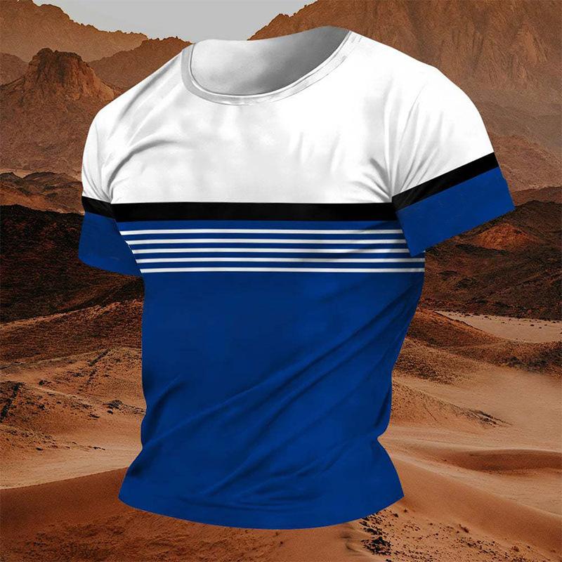 Street Hip Hop T-Shirt Spring Summer Men S Casual Crew Neck Short Sleeve T-Shirt S