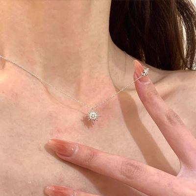 Starry Necklace Fashionable and Stylish Necklace, Collar, Women's Charm, Transparent Pendant Necklace, Party Jewelry Gift