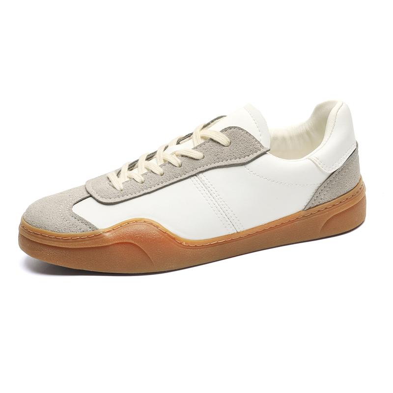 

Мода Весна Лето Мужские Tenis Masculino Повседневные Мягкая Кожа Мужские Кроссовки Новинка Повседневная Обувь Мода Мужская Обувь для Скейтборда 44 белый