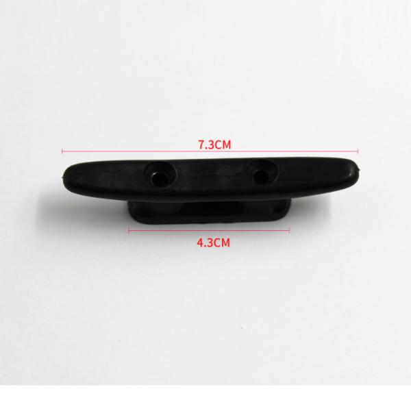 8 Pieces 3' Black Nylon Closed Base Marine Boat & Dock 3 Inch Cleat