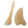 Gua Sha Heart-Shaped Facial Massage Tool - Imitation Ox Horn for Face, Eye, Meridian Scraping, and Lifting
