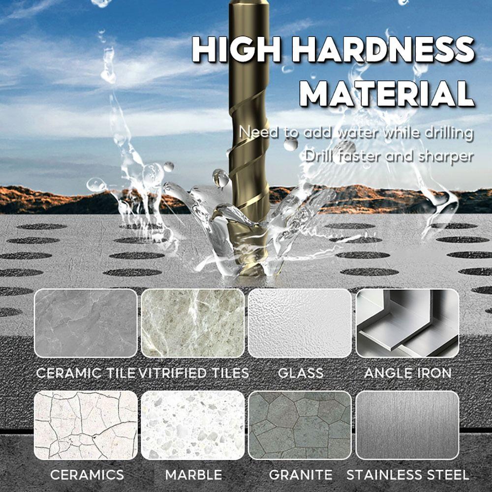 3-12 мм крестообразное шестигранное сверло для плитки, открывалка для плитки, сверло-коронка, сплав, четырехгранное сверло для стекла, металла, керамики, бетона