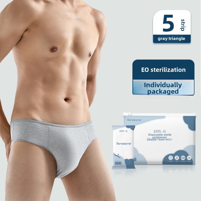 

Мужское одноразовое нижнее белье, в индивидуальной упаковке, стерильное, можно стирать, необходимое для путешествий XL (110-130 jin)