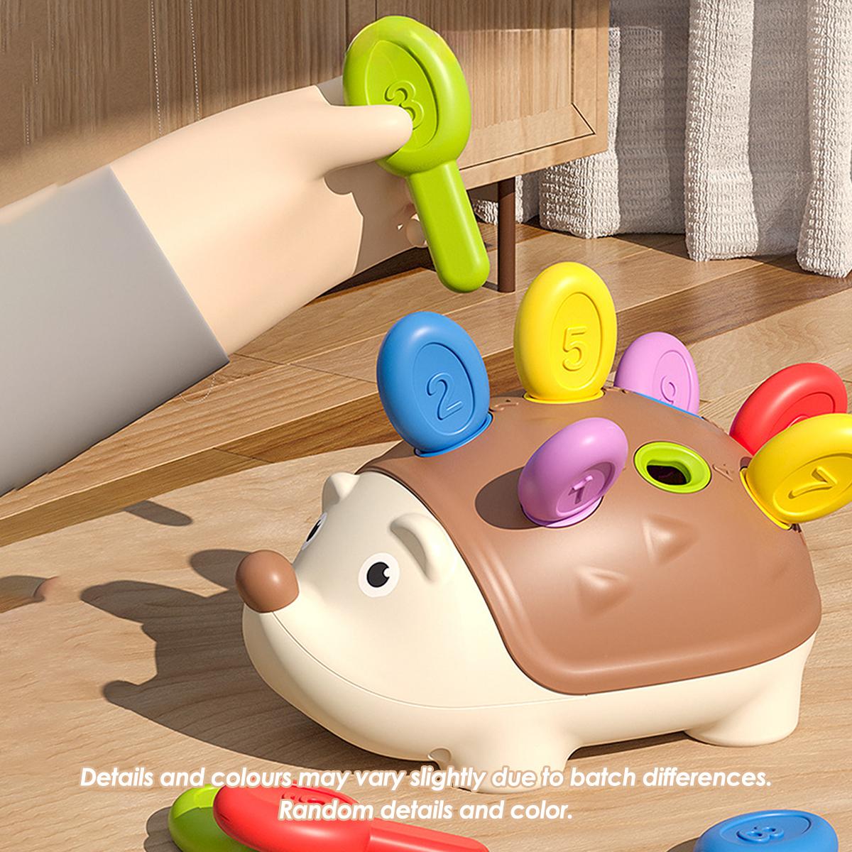 Non-Toxic Children S Splice Hedgehog Digital Color Matching Toy Children S Splice Hedgehog Digital Color Matching Toy