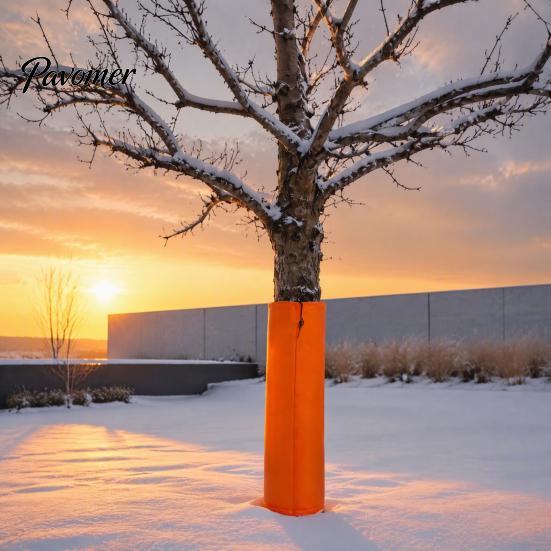 Fruit Tree Frost Blanket Palm Protector, Trunk Insulation Wrap with Drawstring, Dia 7.9" 11.8 ", Outdoor Guard Winter Bark for Garden Trees