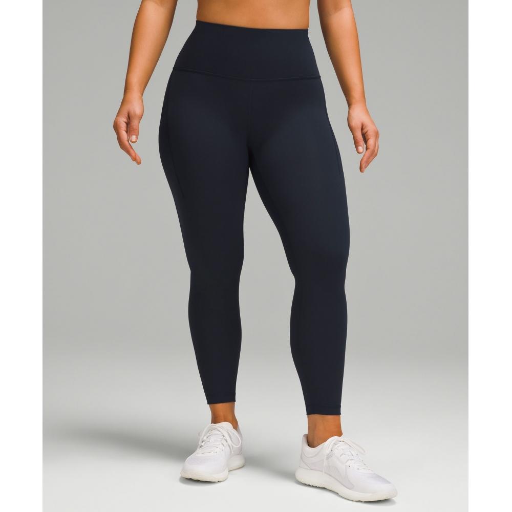 

Lululemon Wunder Train Contour Fit High Rise Tight с карманами 25 True Navy 2