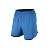 Einfarbige Logo-Shorts mit geradem Bein Herrenshorts Hellblau 683216-435
