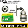 Sanou Self-Locking Hand-Tightened Chuck 10/13/16mm for Lathe and Bench Drill Accessories