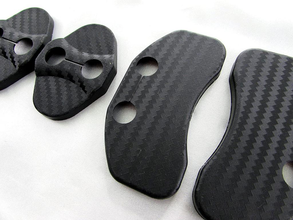 BRIGHTZ Solio Bandit MA37S Carbon Style Door Striker Cover 4 PC [STRIKER-019] 37
