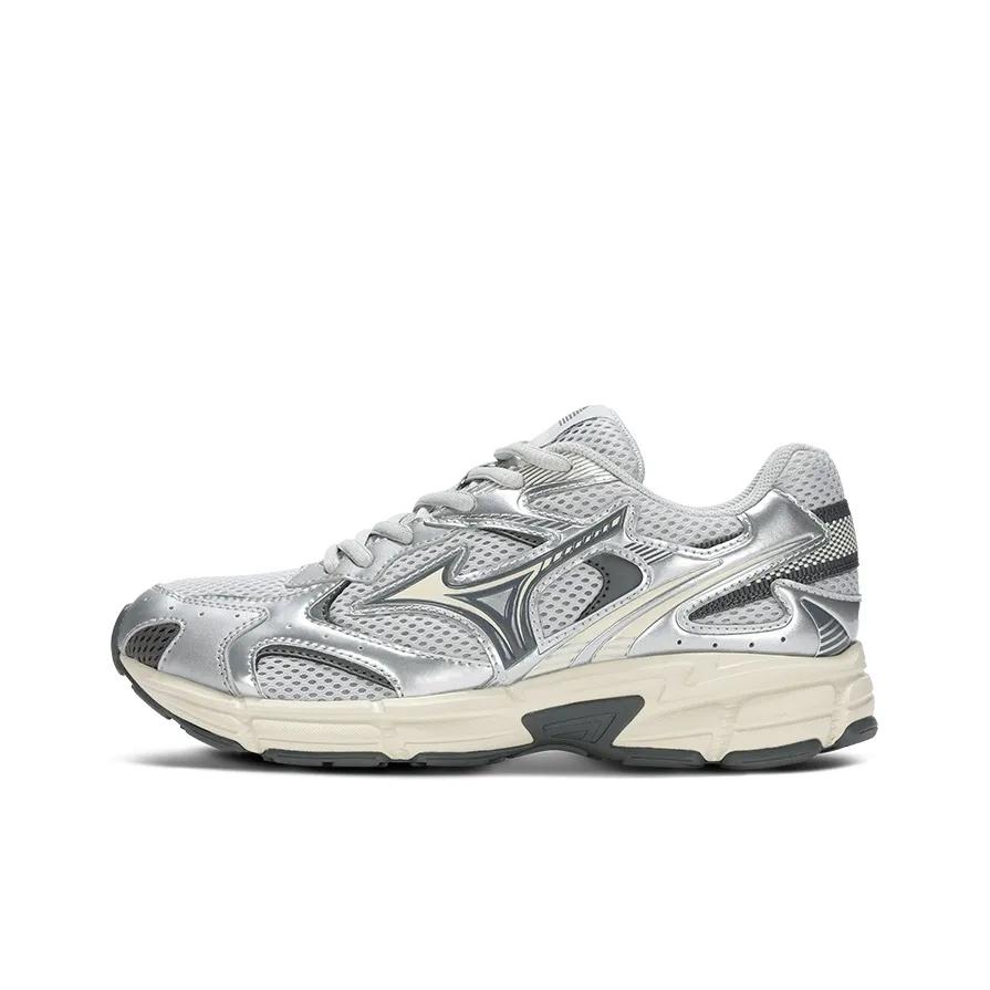 Mizuno Speed 2K Slijtvast Lage top Casual Sprint Stadsverkeer Hardloopschoenen Unisex Zilver Grijs D1GH222917(Team695-2)