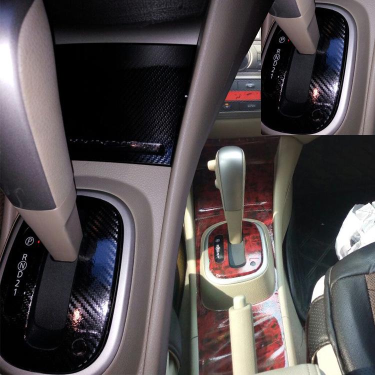 06-18 Sylphy Interior Gear Shift Carbon Fiber Sticker