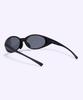 Alloaiweeo [Essential] Al3504 0909 Essential Flicker Sunglasses Black