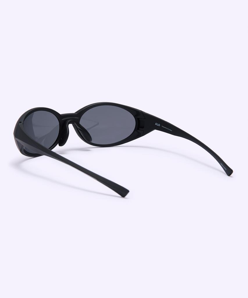 Alloaiweeo [Essential] Al3504 0909 Essential Flicker Sunglasses Black