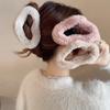 Plush Faux Rabbit Fur Crab Large Hair Claws Clips Women Girls Cloud Ponytail Hair Clamps Barrettes Clips Hair Accessories Winte