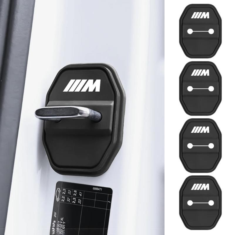 Car Door Mute Damping Cushion Silicone Door Lock Buckle Door Protective Cover For BMW E46 E90 E60 F30 F10 E39 E36 F20 G30 G20 I3