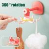 Kitchen 360 degrees  Rotated Hooks Punching Free Six Claw Hook Storage Rack for Cooking Accessories Cabinet Bathroom