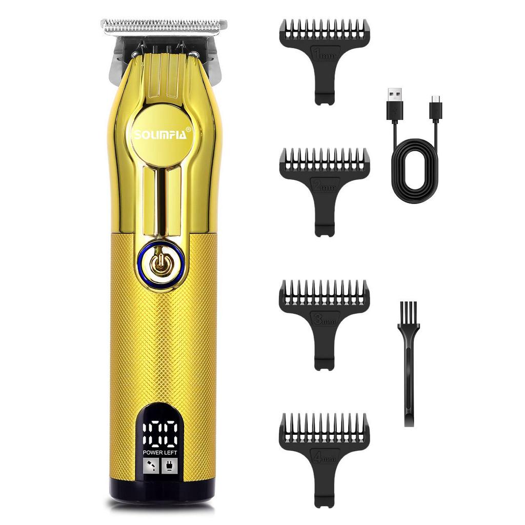 Profesyonel Saç Kesme Makinesi Erkekler İçin Berber Şarj Edilebilir Saç Kesme Makinesi Kablosuz Saç Kesme Güçlü Makine Saç Sakal Düzeltici