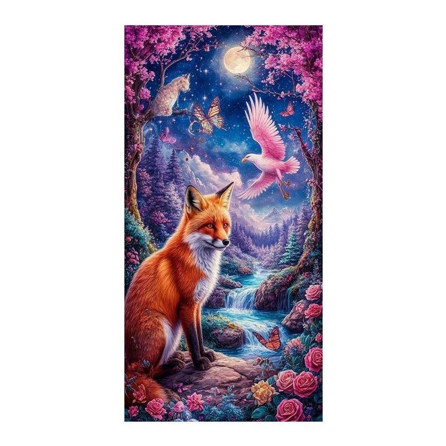 Large Size Diamond Painting New Collection Animals Fox Diy Full Drill Rhinestone Embroidery Mosaic Cross Stitch Kits