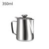 Stainless Steel Milk Frothing Pitcher with Lids Espresso Steam Coffee Barista Kettle Latte Cappuccino Milk Cream Cup Jug
