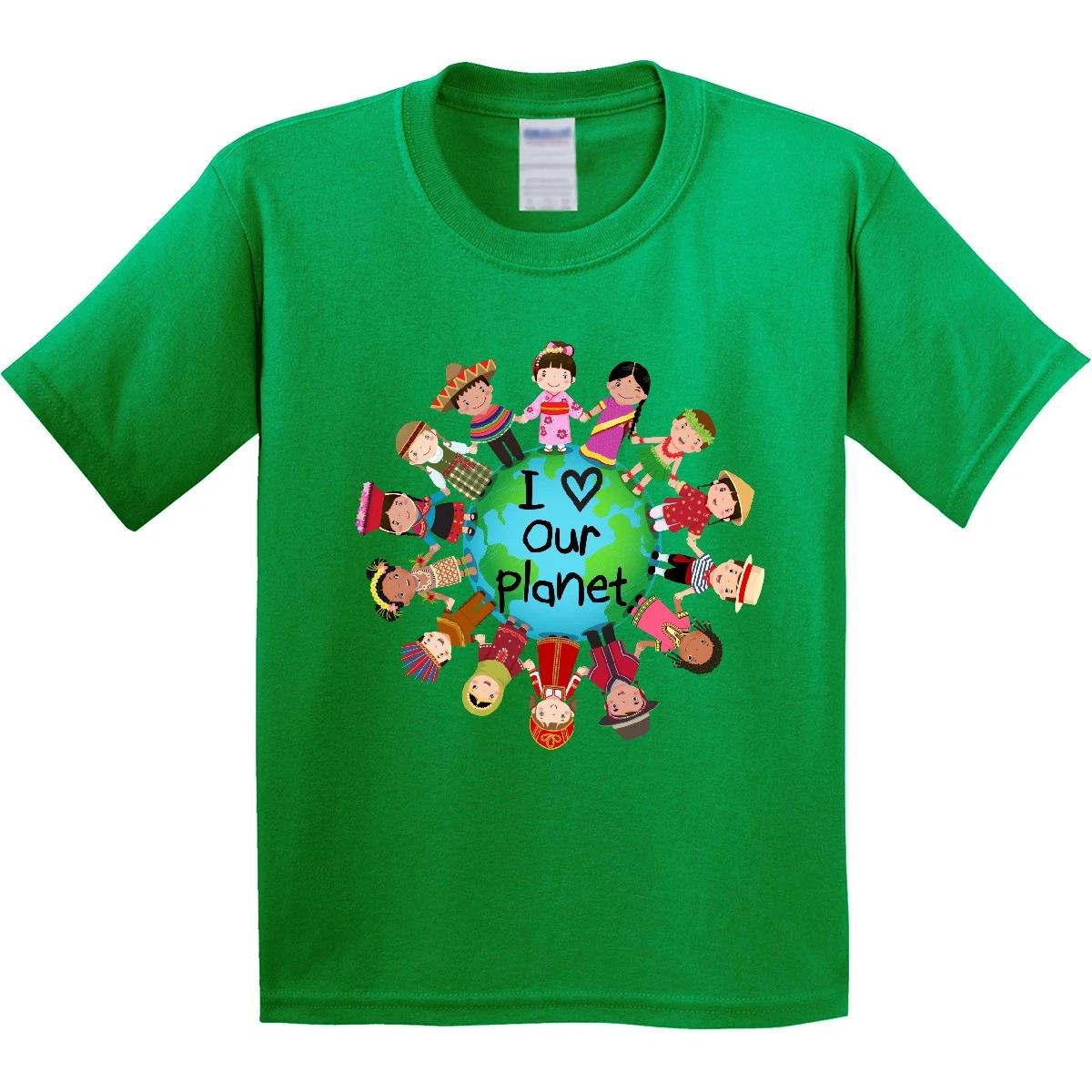 Inktastic Earth Day International Youth kids boys T-Shirt Childs Boys Girls Children Every 150